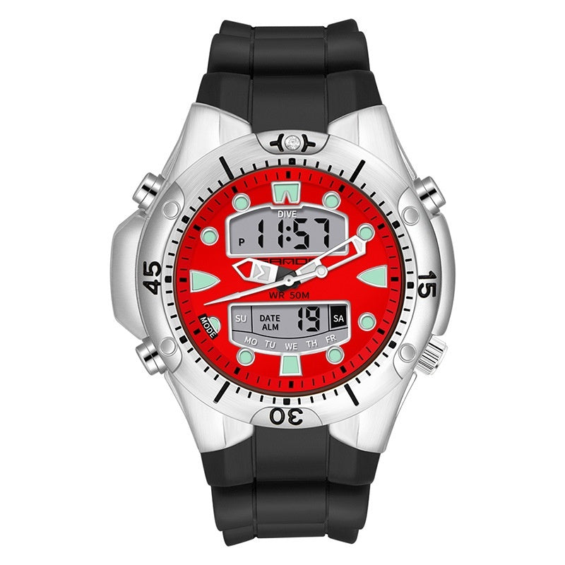 Sports Multifunctional Outdoor Waterproof Large Dial Watch