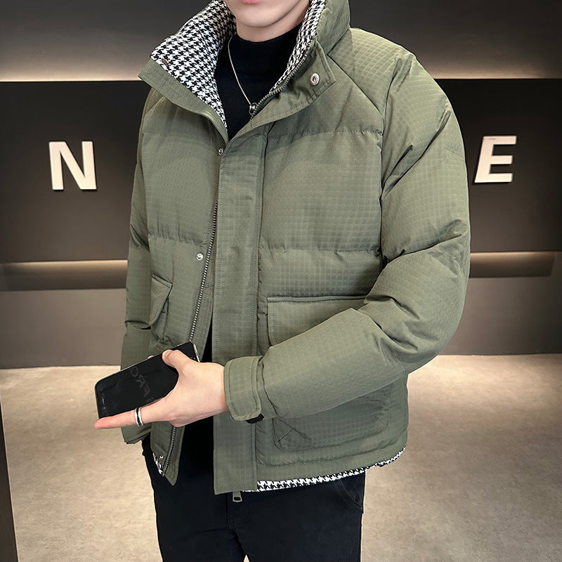 Cotton Jacket Thickening Stand Collar Bread Coat Leisure Warm