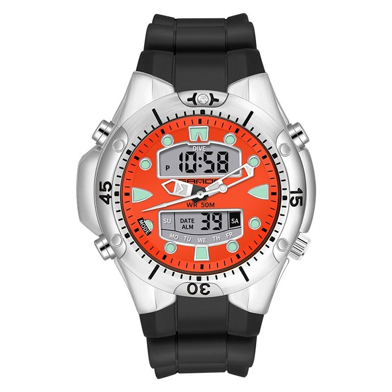 Sports Multifunctional Outdoor Waterproof Large Dial Watch