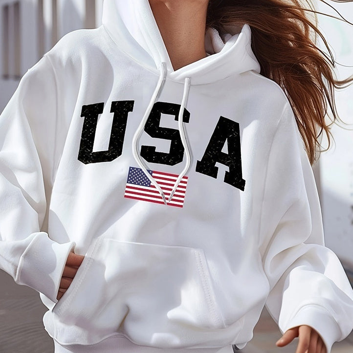 Hooded Hoodie with Street Style Designs