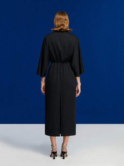 Midi Dress With Knot