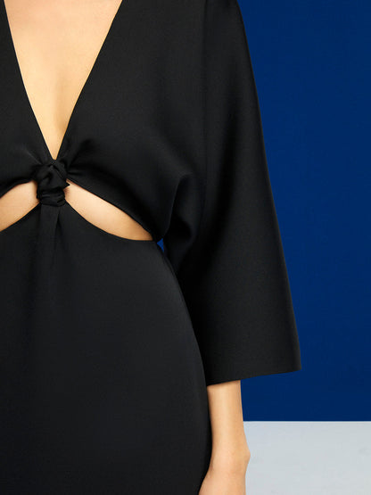 Midi Dress With Knot