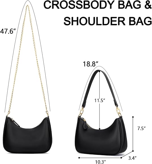 Cute Shoulder Bag for Women, PU Leather Hobo Purse