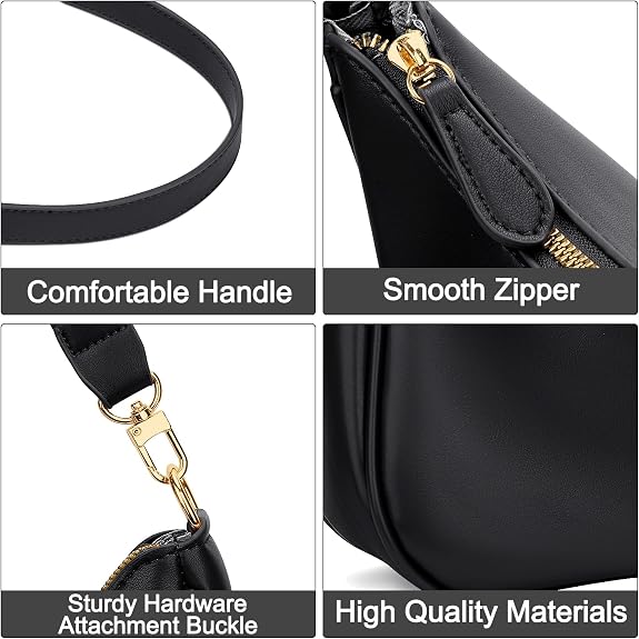 Cute Shoulder Bag for Women, PU Leather Hobo Purse