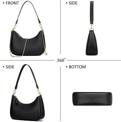 Cute Shoulder Bag for Women, PU Leather Hobo Purse